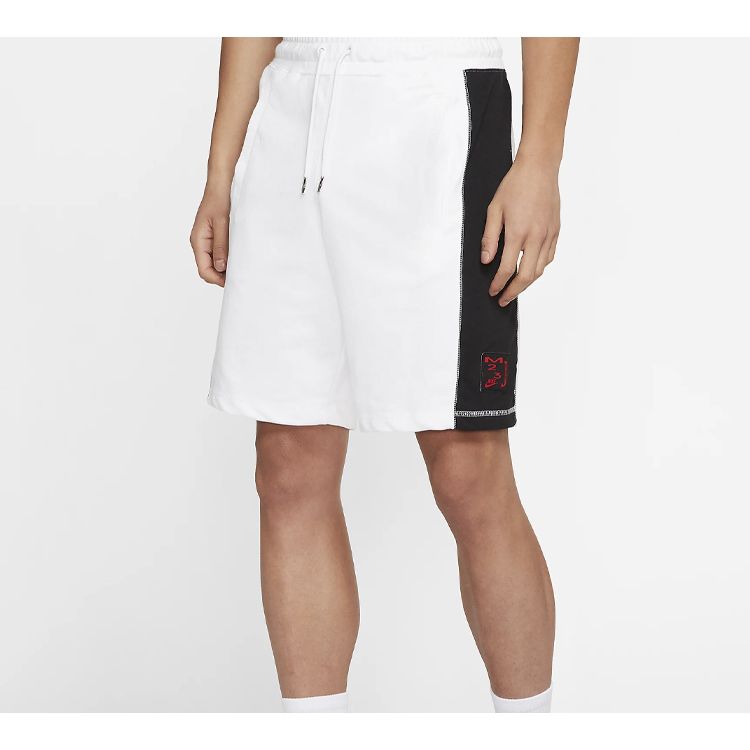 Jordan Sport Dna French Terry Knit Casual Shorts Men Bottoms White CD5756-101