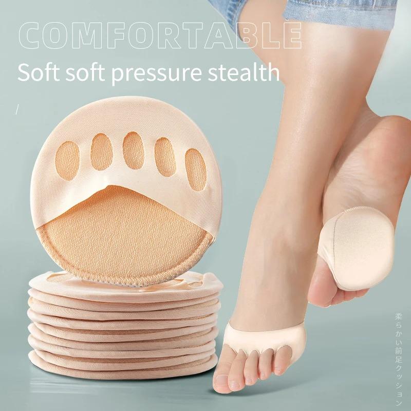 Five Toes Forefoot Pads for Women High Heels Half Insoles Calluses Corns Foot Care Absorbs Shock Socks Toe Pad Inserts