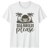 Sea Breeze Please Beach Travel Unisexs TShirt Unisexs Graphic Tee Unisex Top