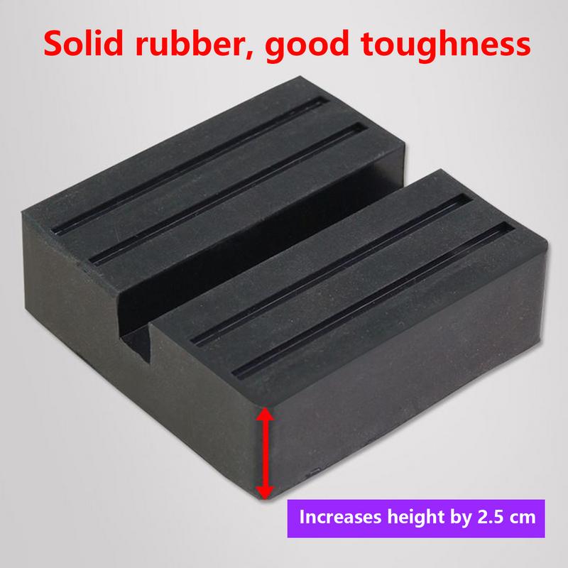 Floor Jack Adapter Car Anti-Slip Jack Rubber Pad Square Heavy Duty Support Block Anti-Slip Rail Repair Tool for Floor Beam