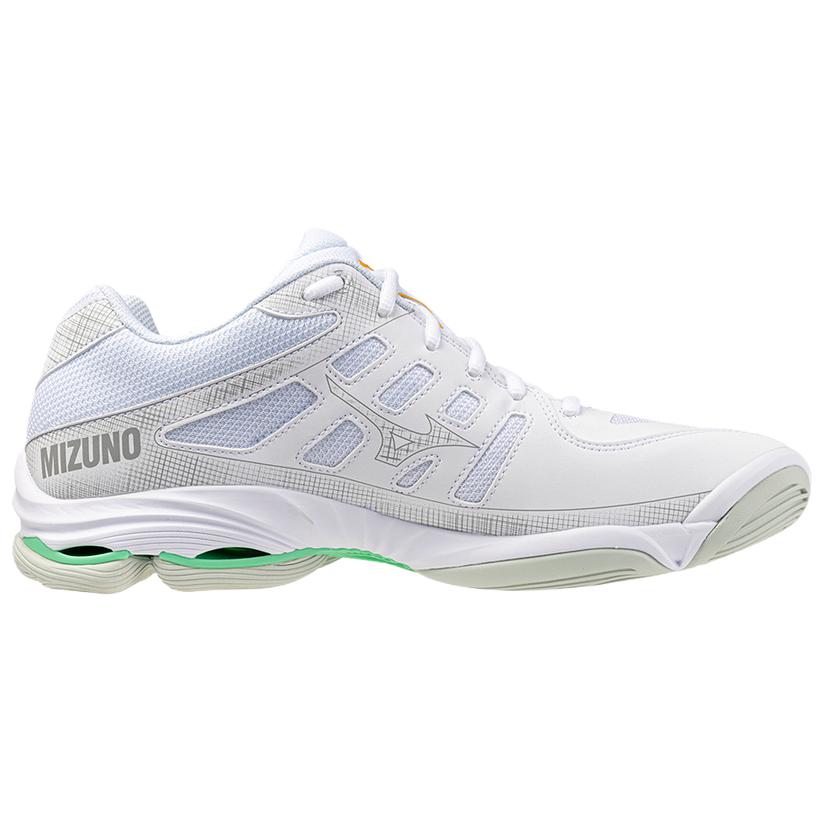 Mizuno Wave Voltage 2 White Black Frozen Emerald Unisex Sneakers V1GA246016