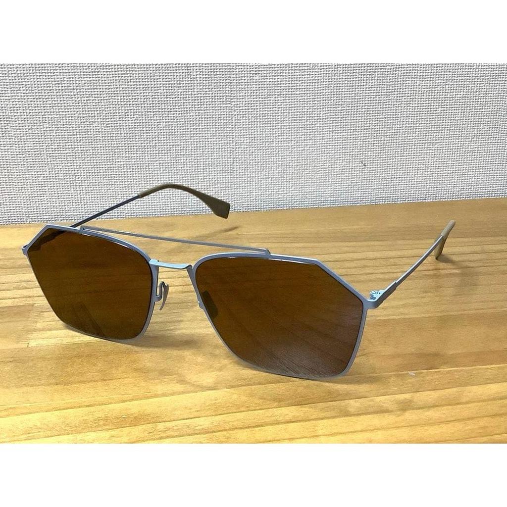 Used Unused item FENDI sunglasses Azure blue with case