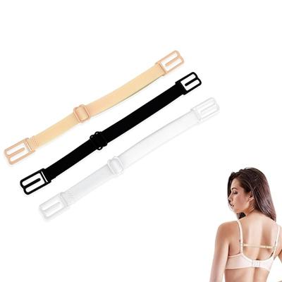 3 ks Dámské protiskluzové nastavitelné elastické ramínka podprsenky, neviditelná ramínka, podpora zad podprsenky