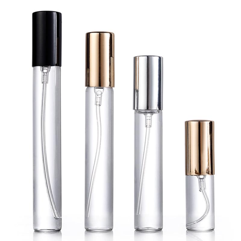 10ml Transparent Glass Spray Bottle for Perfume or Sunscreen