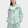 Fila Letter Print Hooded Casual Woven Jacket Women Jackets F11W419703F-ZB