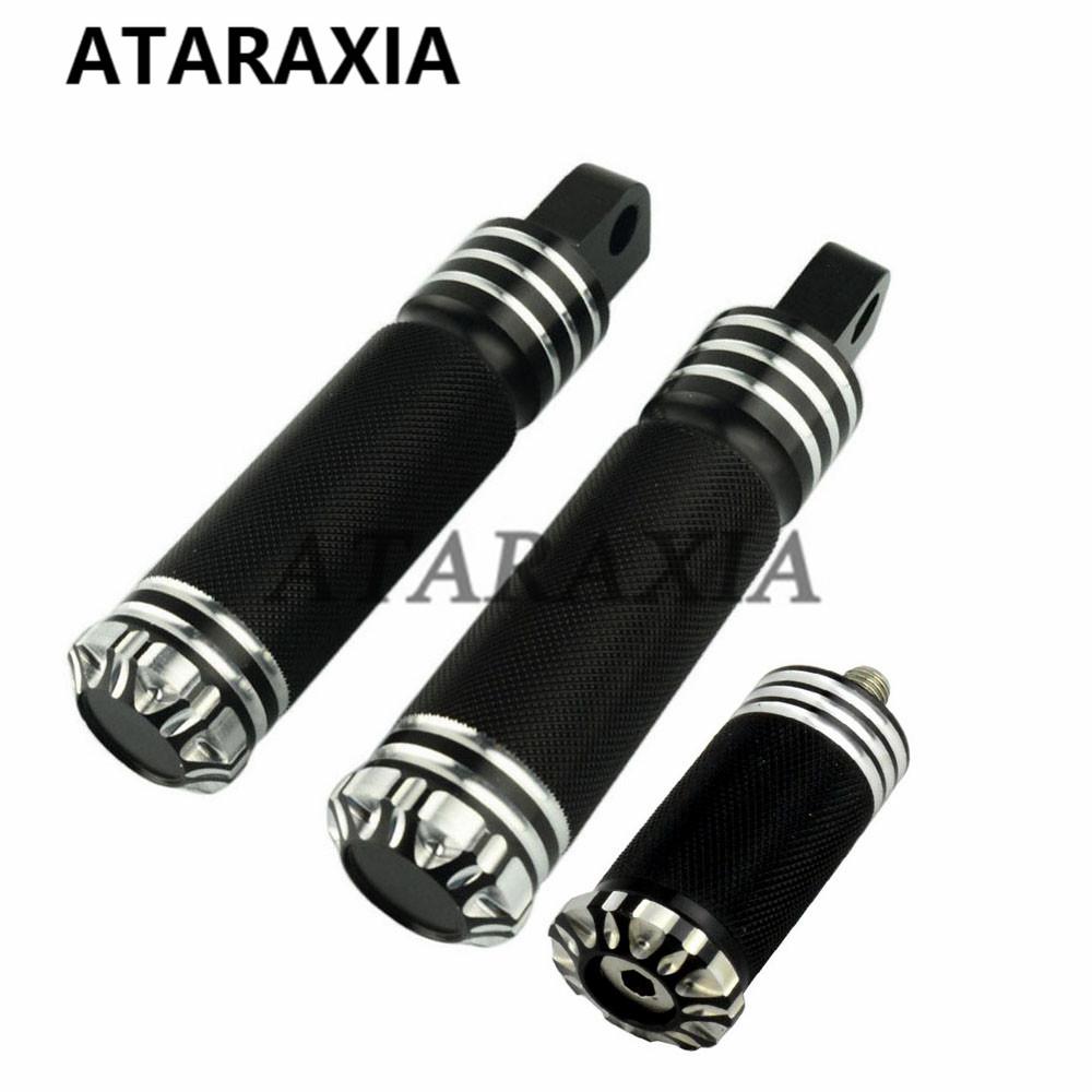 Motorcycle Footrest Foot Pegs Gear Shift Brake Pedals Shifter Pegs For Harley Touring Dyna Softail Sportster XL883 1200 Models