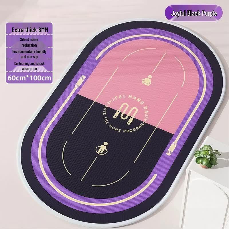 Silent Shock-Absorbing Indoor Exercise Mat
