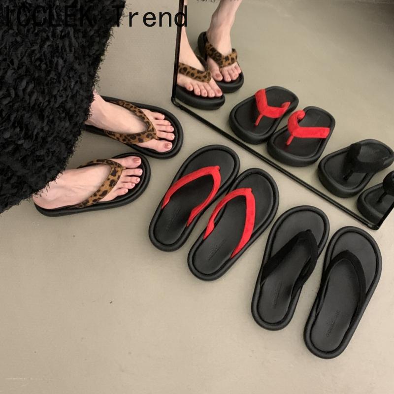 Fashion New Summer Beach Flip Flop Women Slippers Fashion Clip Toe Ladies Casual Soft Sole Dress Slide