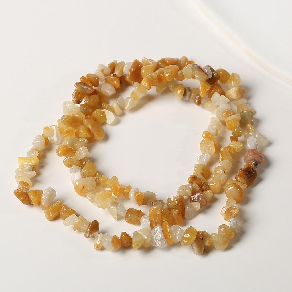 80cm Natürliche Amethyst Splitterkette - Poliert, Unregelmäßige Streifen für DIY Schmuck & Armbänder