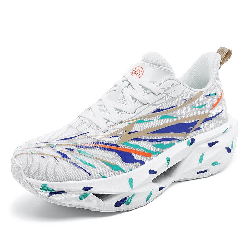 Men Lightweight Running Shoes Breathable Mesh Training Sneakers Rebound Cushioned Non Slip Outdoor Fitness Daily Footwear 39