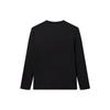 FILA Letter Print Casual Sports Crew Neck Long Sleeve T-Shirt Men Tops Black F11M038214GBK