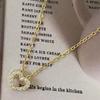 Full Diamond Love Necklace Women's Niche Korean Version Sweet Temperament Versatile Heart Pendant Collarbone Chain Jewelry