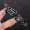 Black Ethiopian Opal Pendant Copper Wire Wrapped Pendant Handmade Copper Jewelry Gemstone Pendant Awesome Wire Wrap Jewelry Engagement Gift