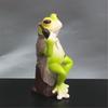Handcrafted Frogs Statue Weather Resistant Resins Figurine For Yard Decoration Indoor and Outdoor Home Decors Ornament
