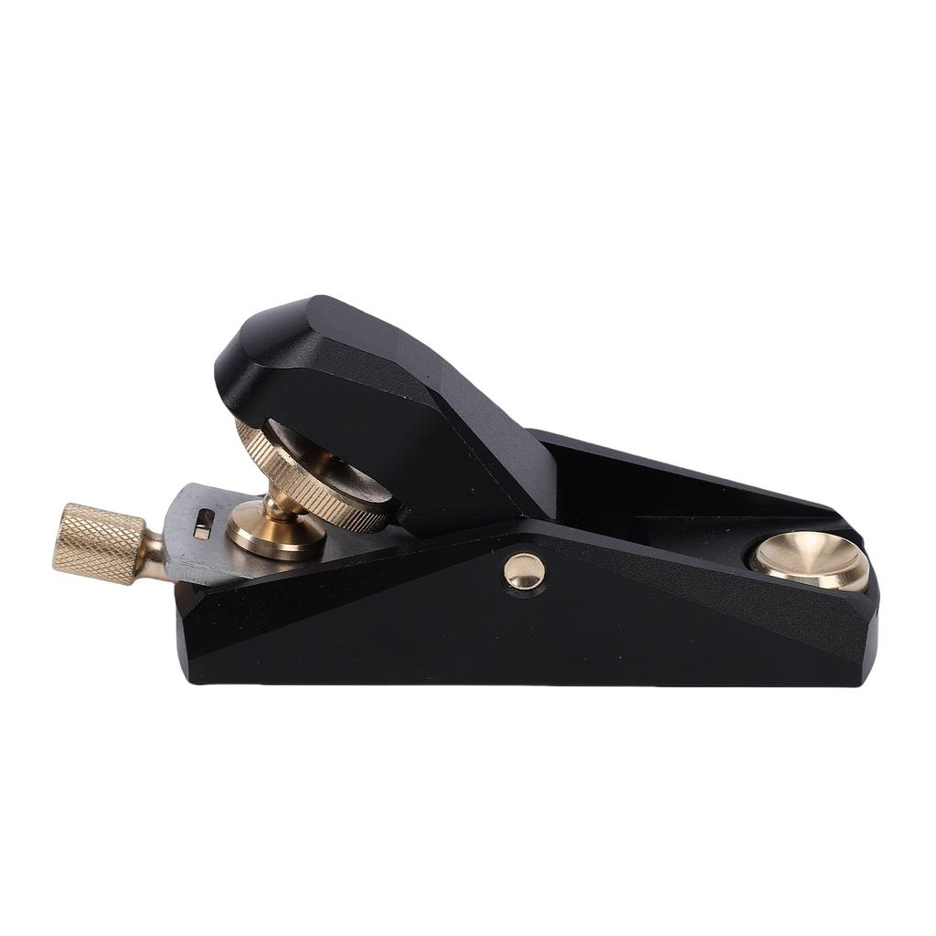 Wood Planer Woodworking Low Angle Small Hand Block Plane for Planing Trimming Accurate Fine Tuning Black