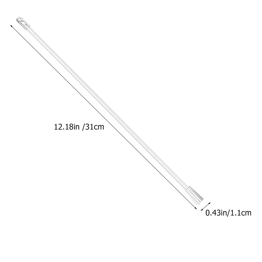 Window Blind Replacement Wand Tilt Rod Transparent Hook Vertical Blinds Control Handle Stick Blinds Rod Blind Wand
