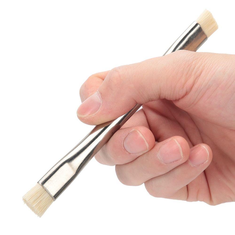 2Pcs Double Head Anti-static Brush Short Bristle Phone Tablet Repair Tool  Phone Accessories