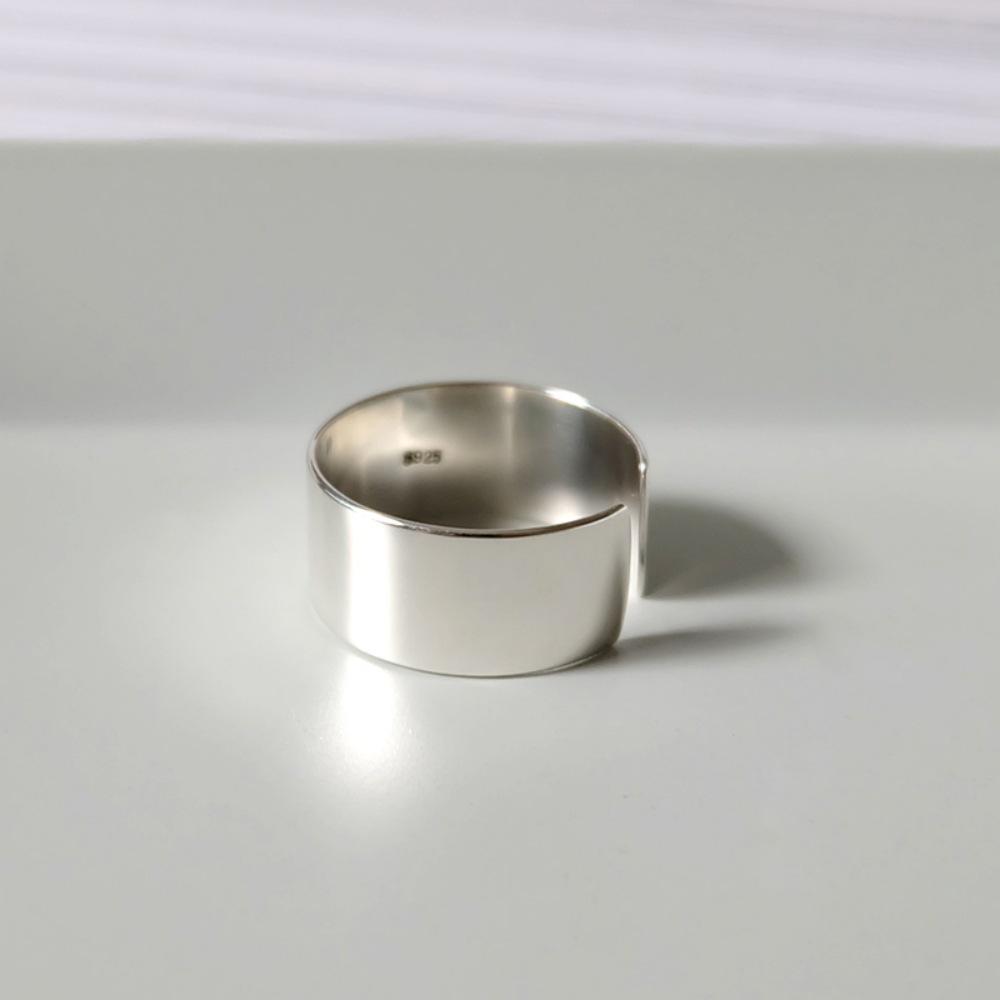 Anello Minimalista da Donna in Argento Sterling 925, Inossidabile, Anello Aperto di Alta Gamma per Dito Indice di Coppia