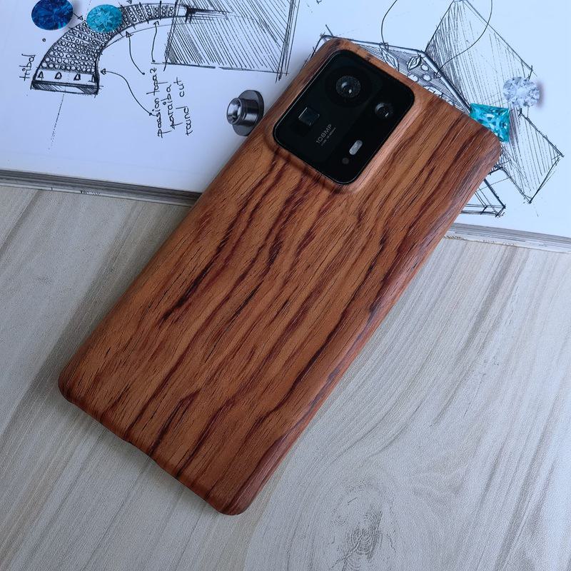 Xiaomi Mix4/Mix2S Aramid Fiber Bamboo Wood Protective Case: Thin, Anti-fall Mobile Phone Cover