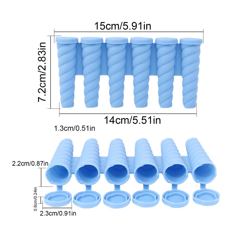 

Popsicles Molds Reusable Baby Ice Cream Molds Food-Grade Silicone Popcical Molds DIY Frozens Popsicles Maker Easy Release синий