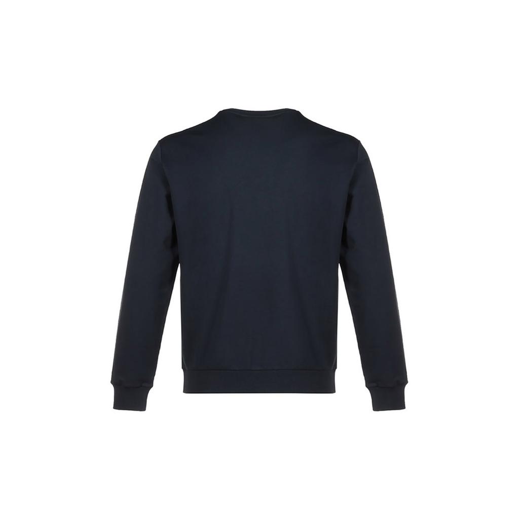 Emporio Armani Logo Pattern Round Neck Long Sleeve Sweatshirt Men Sweatshirt Navy-Blue 8N1ME8-1J04Z-0922