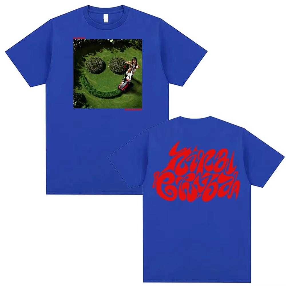 Singer Nina Chuba Album Tour Graphic T Shirt Men Women Hip Hop High Street Short Sleeve T-shirts Oversized Couples Short Sleeves Classic