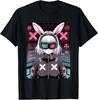 VR Bunny Girl Anime – Cyberpunk Kawaii Hacker Glitchcore T-Shirt
