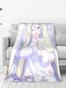 Yoisaki Kanade Flannel Throw Blanket  Super Soft for Travel Bed Use  Home Textiles