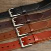 Men's Pin Buckle Belt Men's Leather First Layer Pure Cattlehide Simple All-Match Casual Jeans Belt