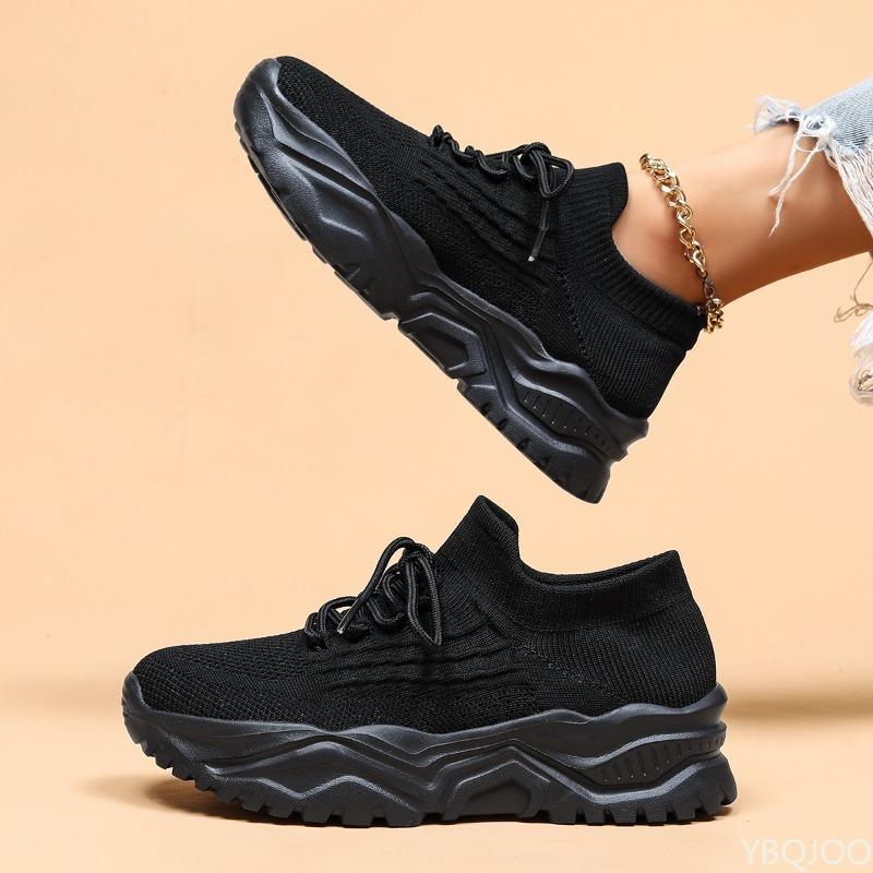 Women's New Spring Casual Comfortable Sports Shoes Breathable Lightweight Socks Shoes Fashionable Versatile Sneakers