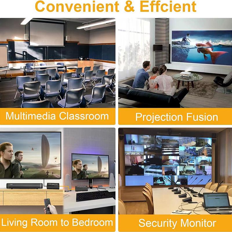 

OZD13D14 150m Ethernet Cable HD KVM Extender (1 Transmitter+1 Receiver) EU Plug