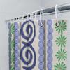 Unique Bath Curtain Blue Flowers Green Leaves Decorative Shower Curtain Waterproof Bathroom Decoration Item 52384176096 AliExpre