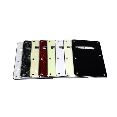 Electric Guitar Three-Layer PVC Back Plate Pickguard Slot Cover for ST Models.