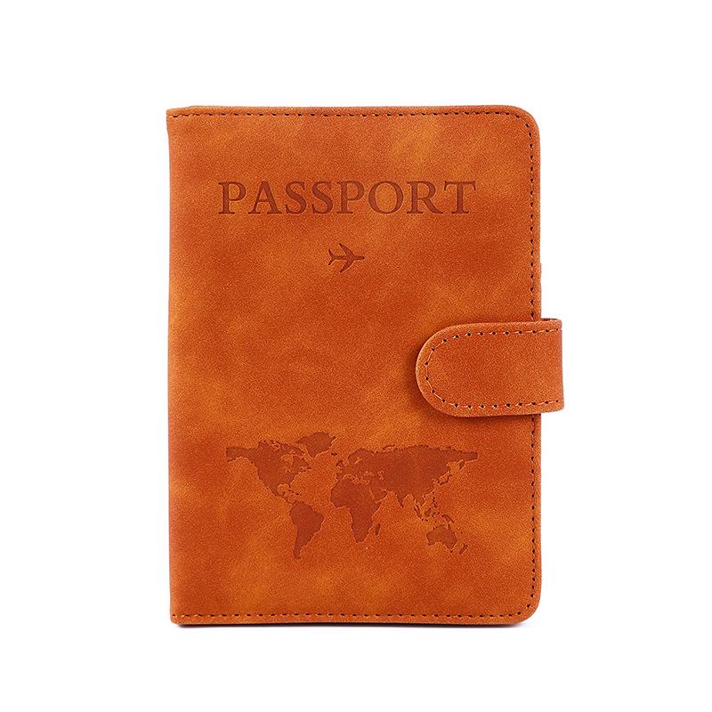 2024 Unisex PU Leather Passport Holder & ID Bag