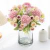 Rose Chrysanthemum Silk Bouquet Artificial Flowers Wedding Home Christmas Wreath Garden Arch Diy Gift Hot Sales Bridal Bouquet