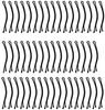 On Blow Black Metal Bobby Bob Side Hair Pins 4 Cm (Pack of 30) for Girls