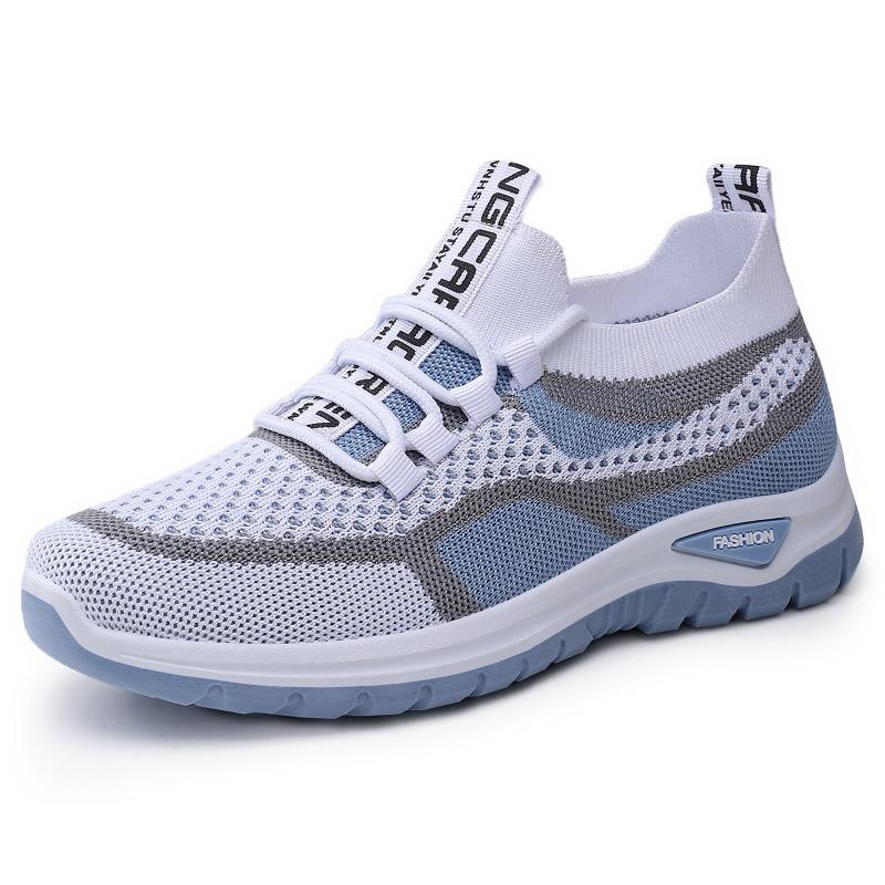 Mode-Website Atmungsaktive Sportschuhe Lässige Loafer Weiche Sohle Schnürung Laufschuhe