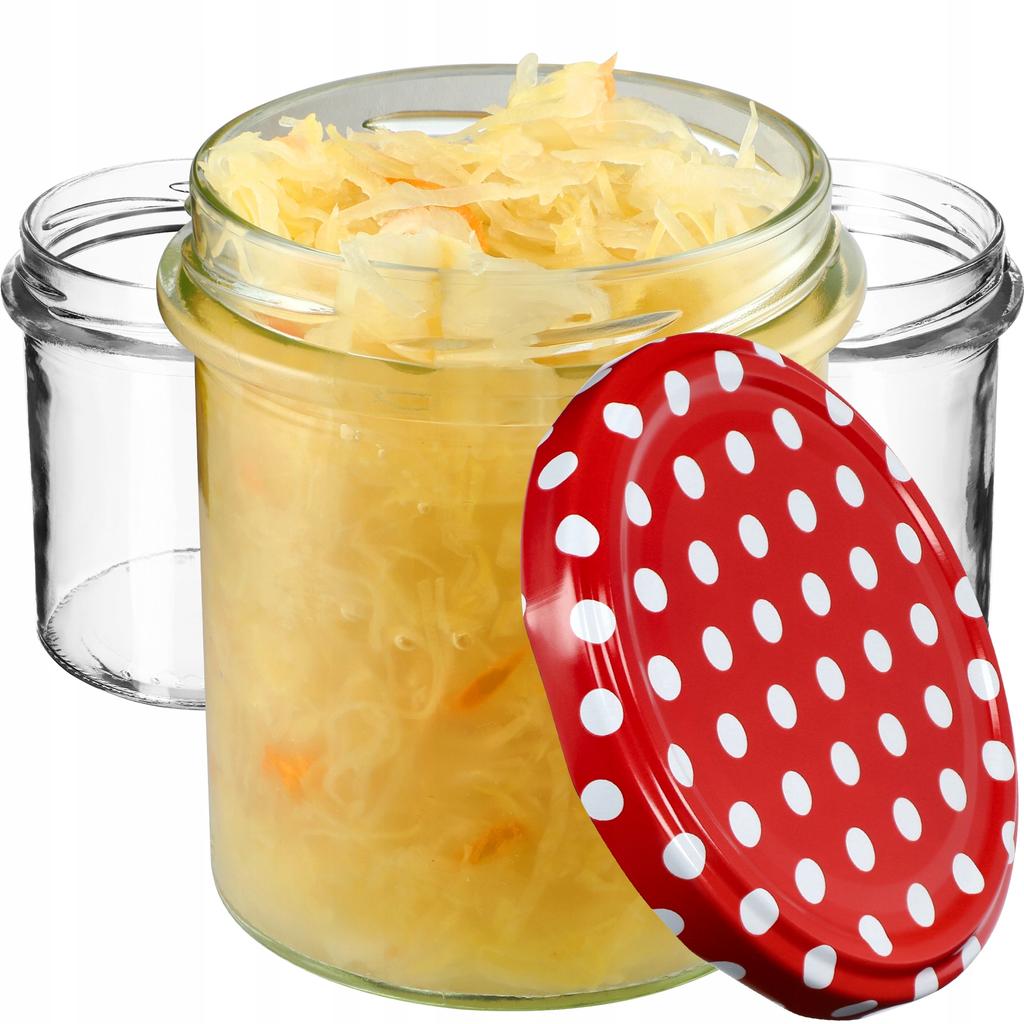 KADAX 10x Glas Glas 350ml Für Konserven Marmelade Honig Pastete Fleisch