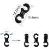 10/20/30pcs Universal S-Type Cable Clip Buckle Bicycle Brake Gear Cable Clips 360° Rotatable Hose Guide Clamp for Road Bike