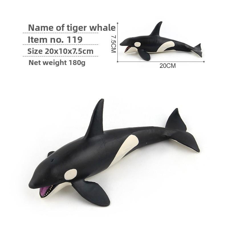 Realistic Blue Whale Pvc Marine Animal Figures For Educational Toys And Display