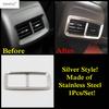 Car Rear Box AC Air Outlet / Window Lift / Head Lamp Light / Water Cup Cover Trim Accessories For Chevrolet Equinox 2017 -
