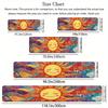 1Pcs Bohemian Sun Totem Runner Mat Vibrant Mandala Design with Multicolor Boho Patterns Washable Washable Area Mat for Kitchen Hallway Living Room