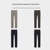 Langdeng Men's Straight-Leg Business Casual Trousers