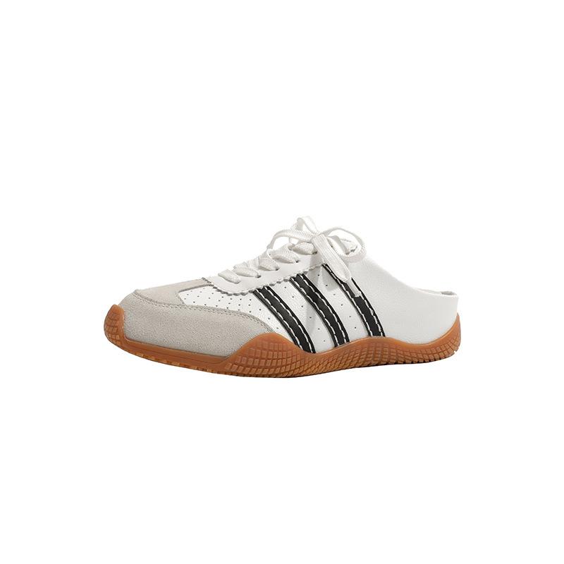 

Miao Lu leather German training shoes women s 2025 new casual shoes flat ugly cute sports shoes large size women s shoes 41-43 43