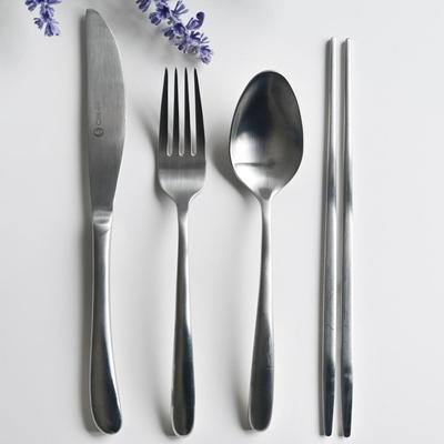 Check Rounded Stainless Steel Vintage Cutlery Dinner Spoon