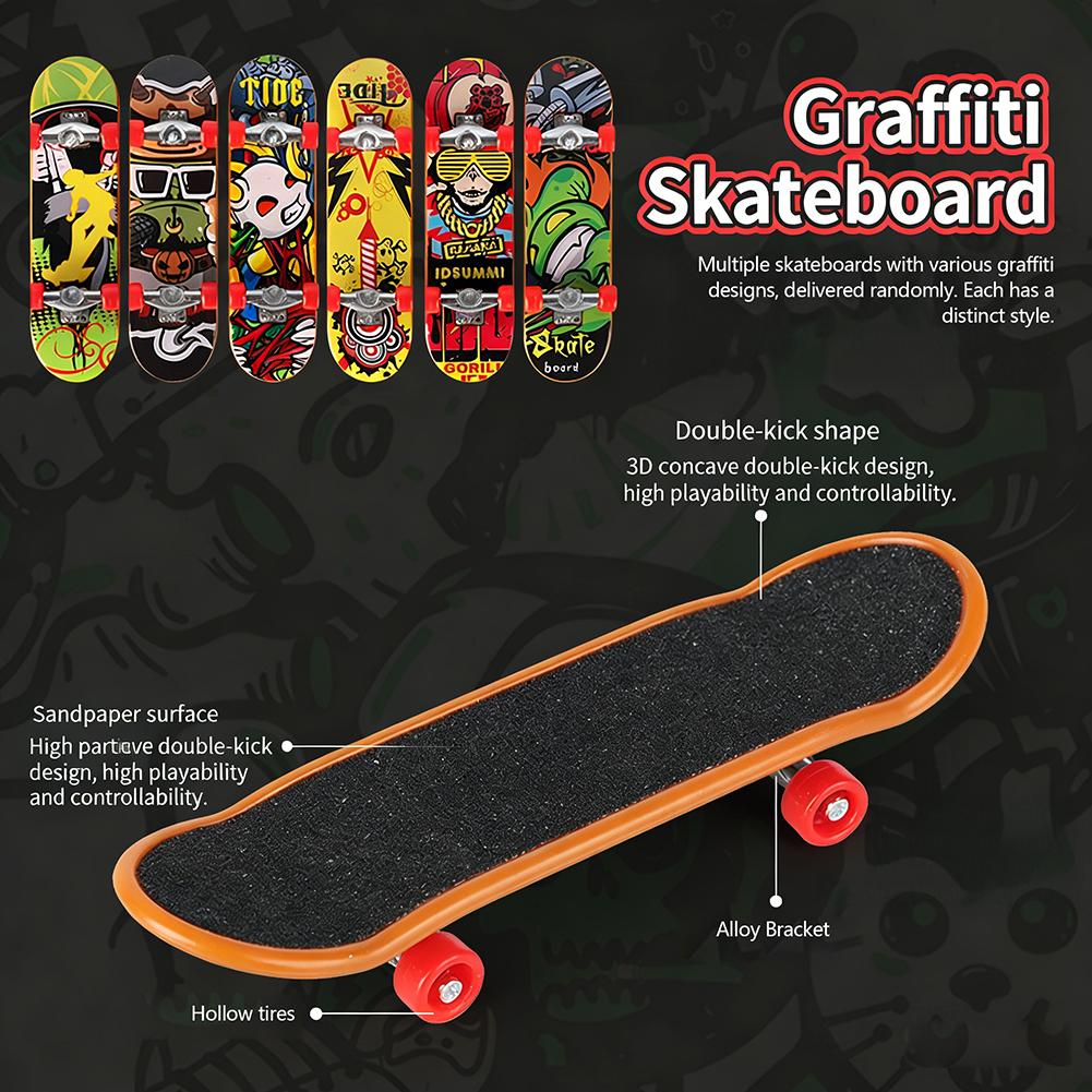 Finger Skateboard Skate Park Set Obstacle Course Professional Fingerboard Realistic Simulation Portable Practice Set