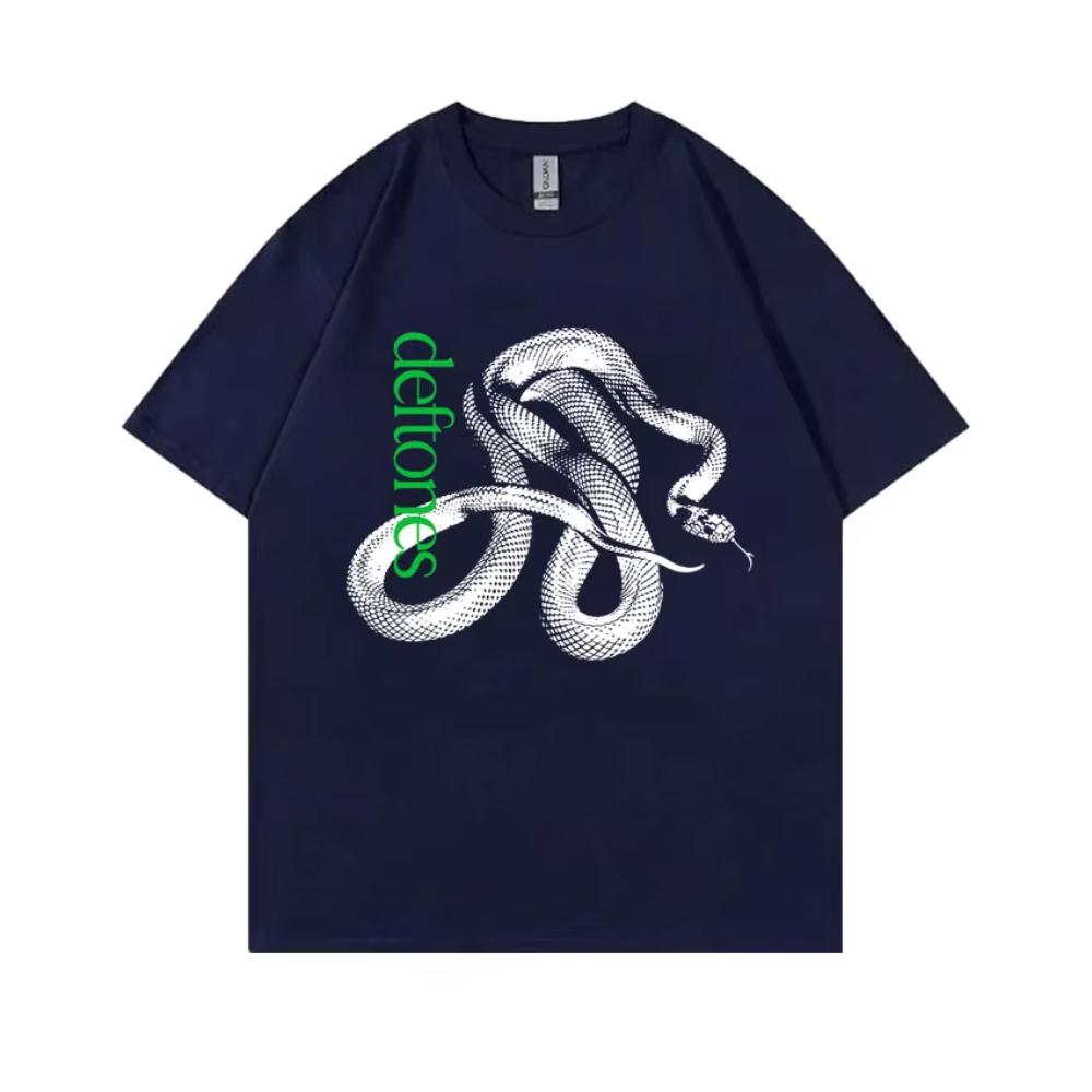 Limited Rock Band Deftones Private Music Snake Graphic T Shirt Summer Men Women Fashion Alternative Metal Oversized T-shirts Top