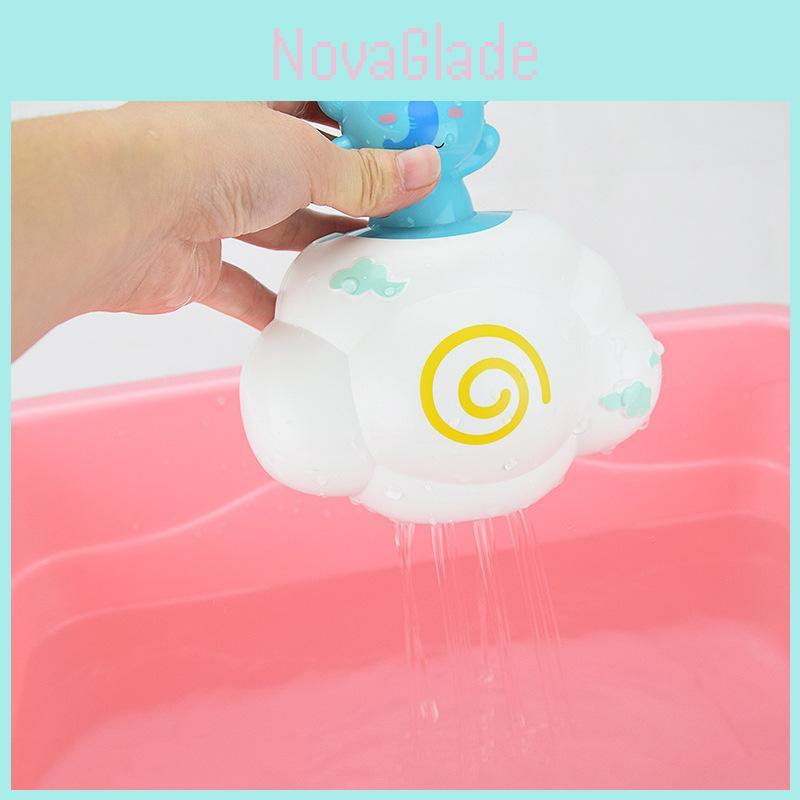 Kids Shower Cloud Toy With Cute Bear Design For Bath Time Fun And Learning Activities