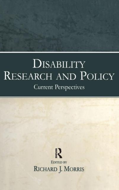 The Disability Research and Policy : Current Perspectives Book