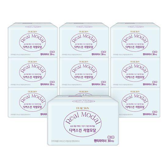 

DEAR SKIN Real Modal Liner 30 шт. * 10 упаковок Panty Liner 30P*10 Packs